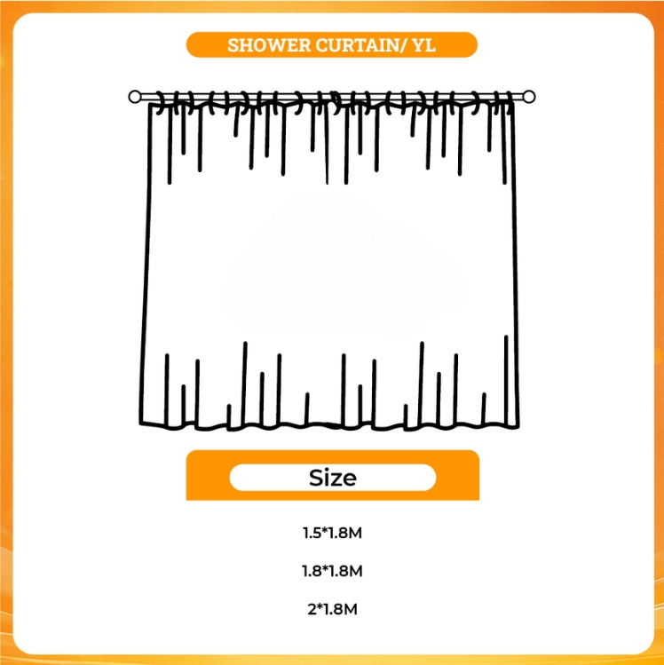 3D shower curtain - Zom 100 Store
