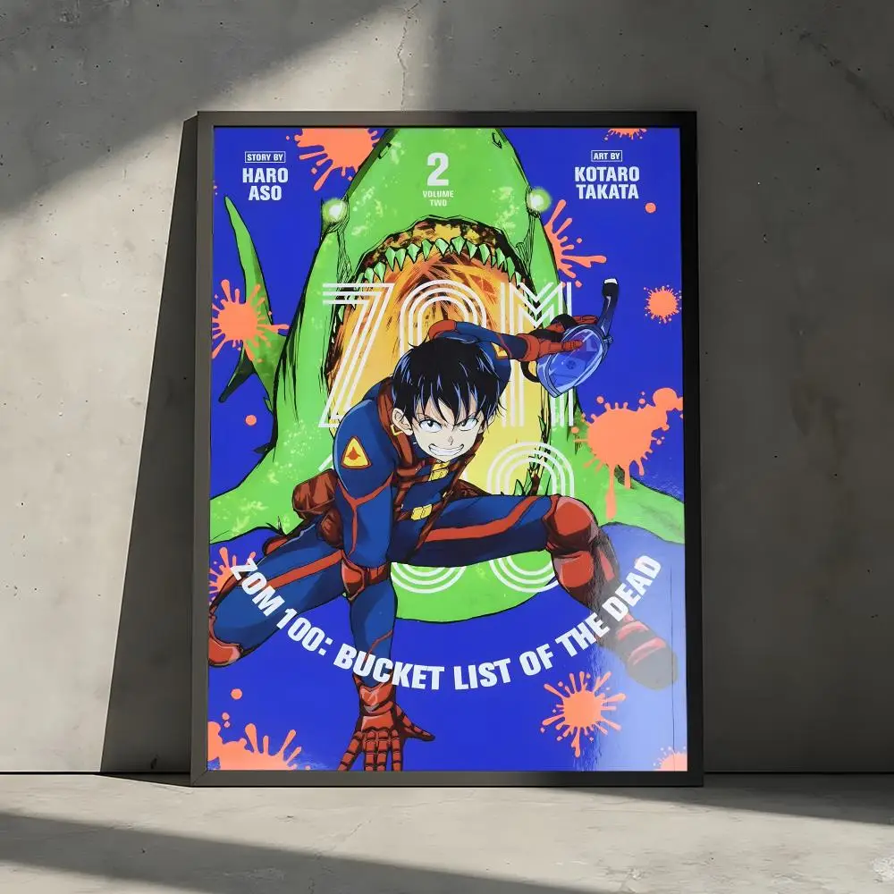Anime Zom 100 Akira Tendo Canvas Wall Art