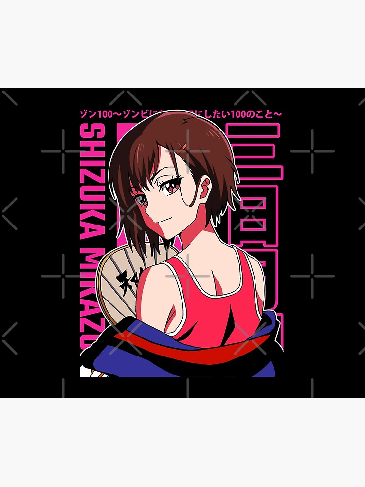 Zom 100 Shizuka Mikazuki Smug Tapestry - Image 2