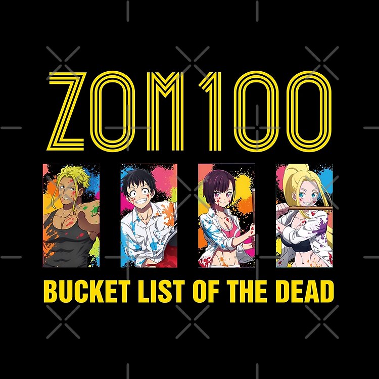 Zom 100 Logo & Characters Tote Bag - Image 2