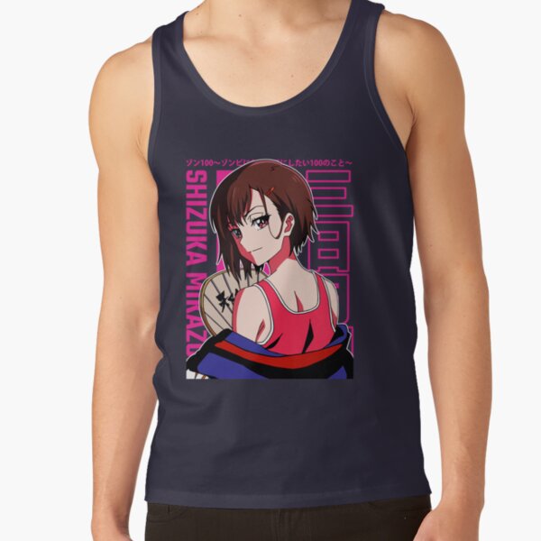 Zom 100 Shizuka Mikazuki Smug Tank Top - Image 4