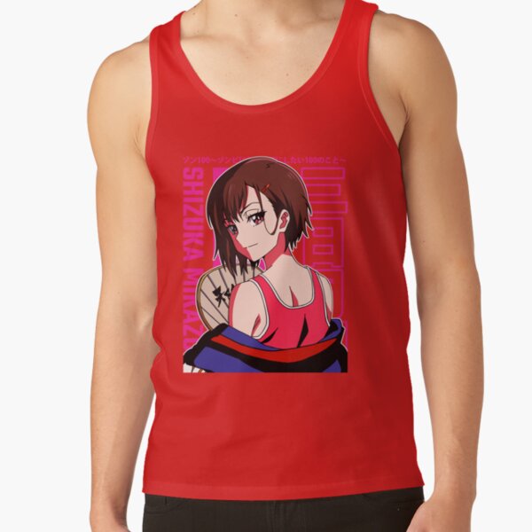 Zom 100 Shizuka Mikazuki Smug Tank Top - Image 5