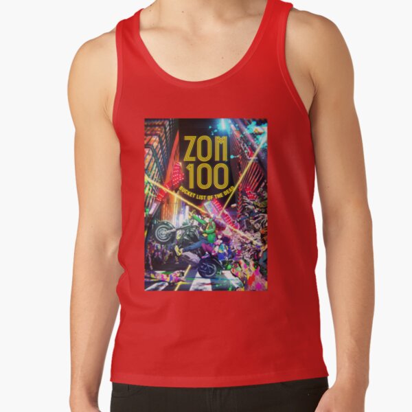 Zom 100 The Ultimate Bucket List For The Dead Tank Top - Image 2