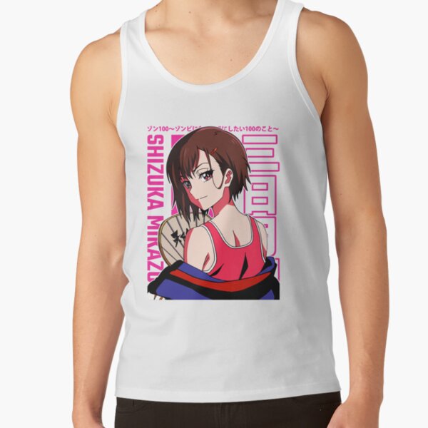 Zom 100 Shizuka Mikazuki Smug Tank Top - Image 3
