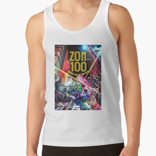 Zom 100 The Ultimate Bucket List For The Dead Tank Top - Image 5