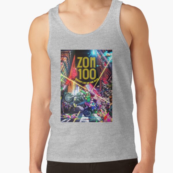 Zom 100 The Ultimate Bucket List For The Dead Tank Top - Image 3