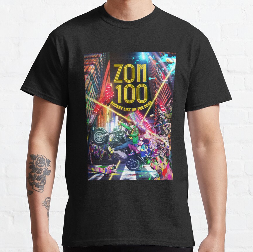 Zom 100 The Ultimate Bucket List For The Dead Hype T-Shirt