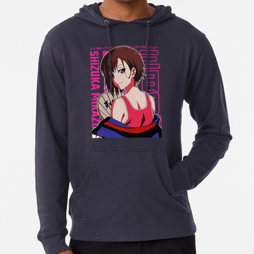 Zom 100 Shizuka Mikazuki Smug Hoodie - Image 5