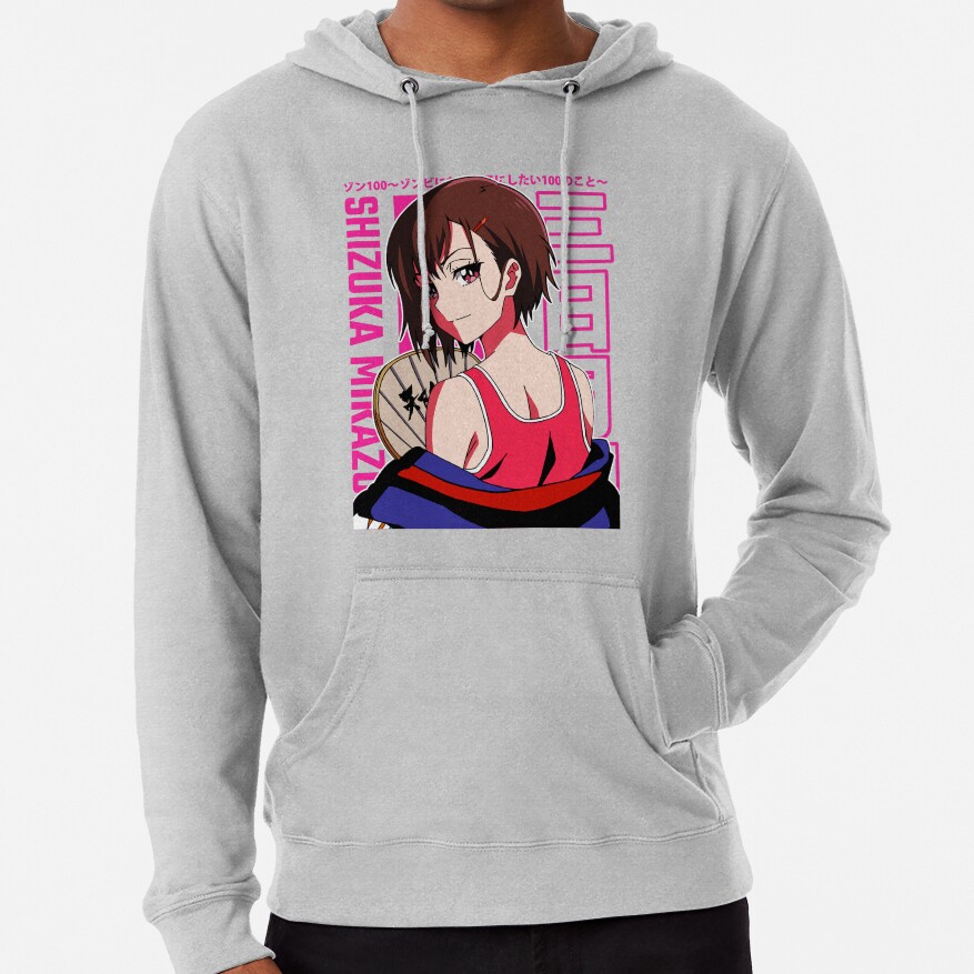 Zom 100 Shizuka Mikazuki Smug Hoodie - Image 2