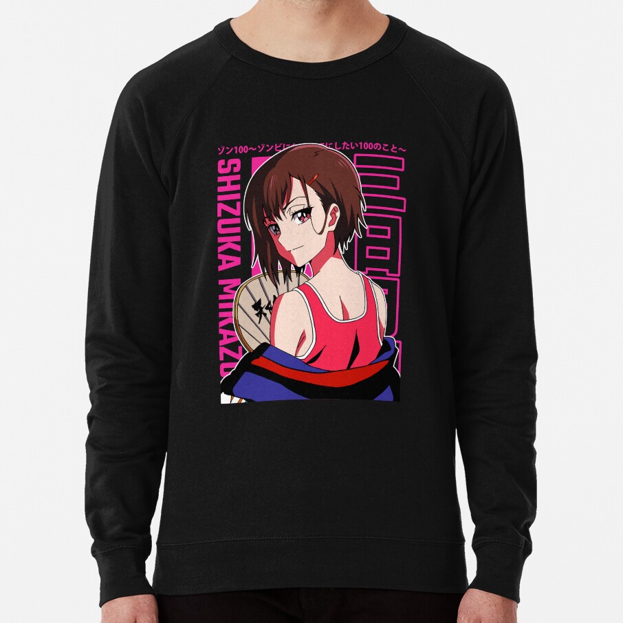 Zom 100 Shizuka Mikazuki Smug Sweatshirt