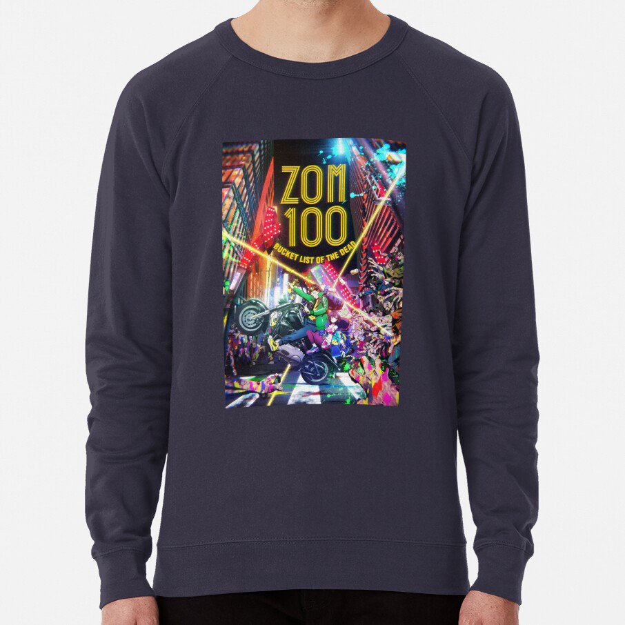 Zom 100 The Ultimate Bucket List For The Dead Sweatshirt - Image 3