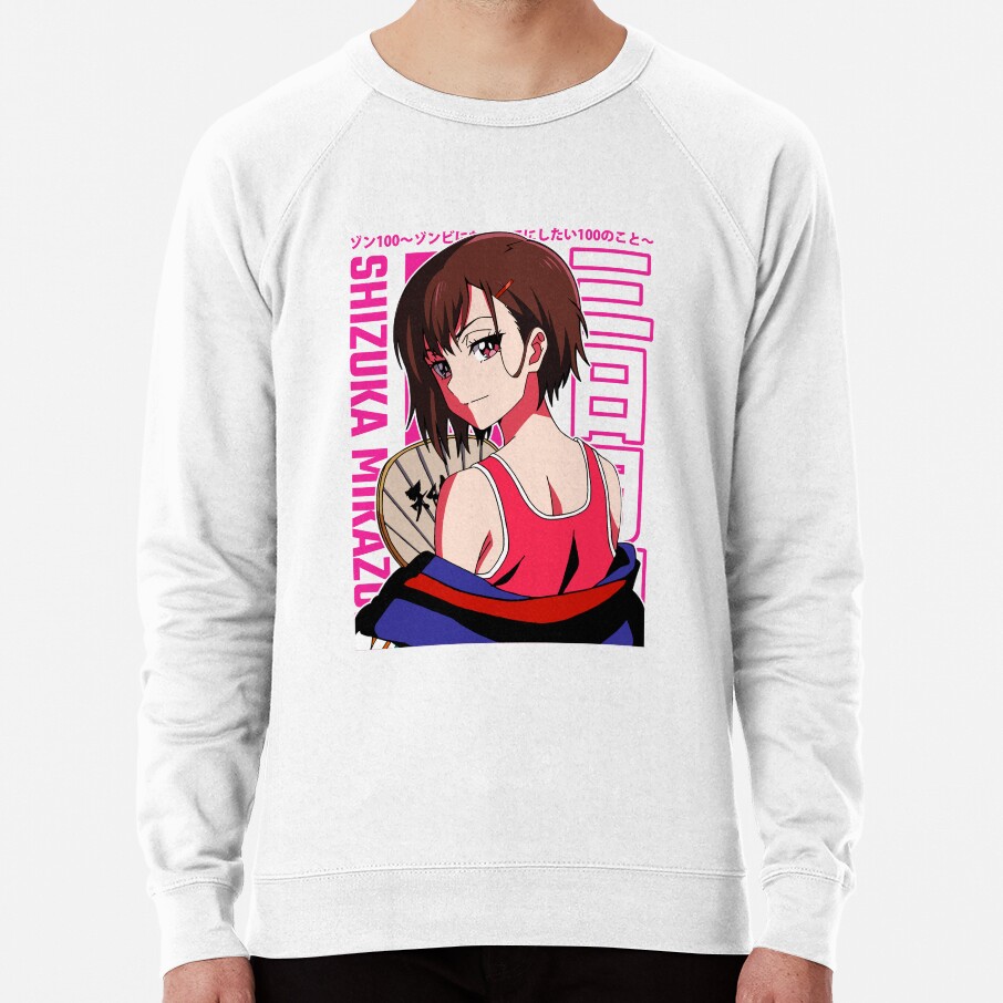 Zom 100 Shizuka Mikazuki Smug Sweatshirt - Image 5