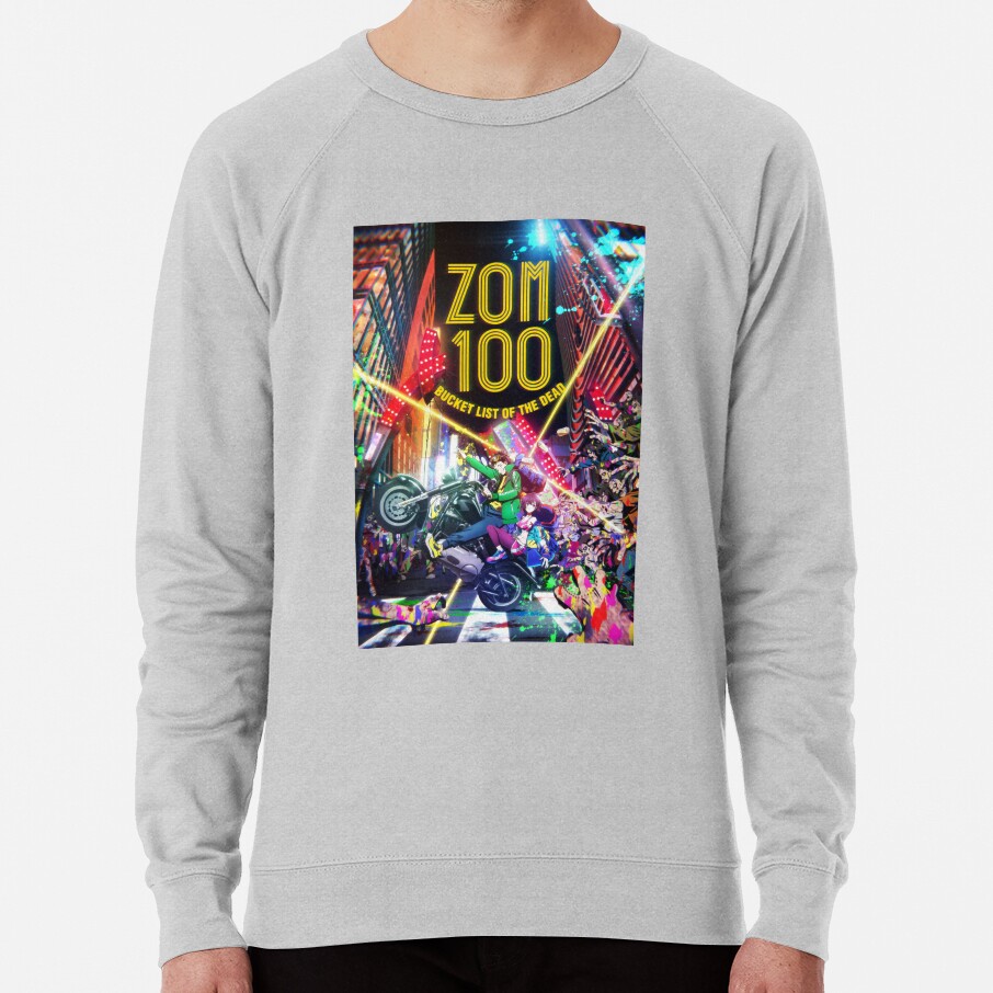 Zom 100 The Ultimate Bucket List For The Dead Sweatshirt - Image 4
