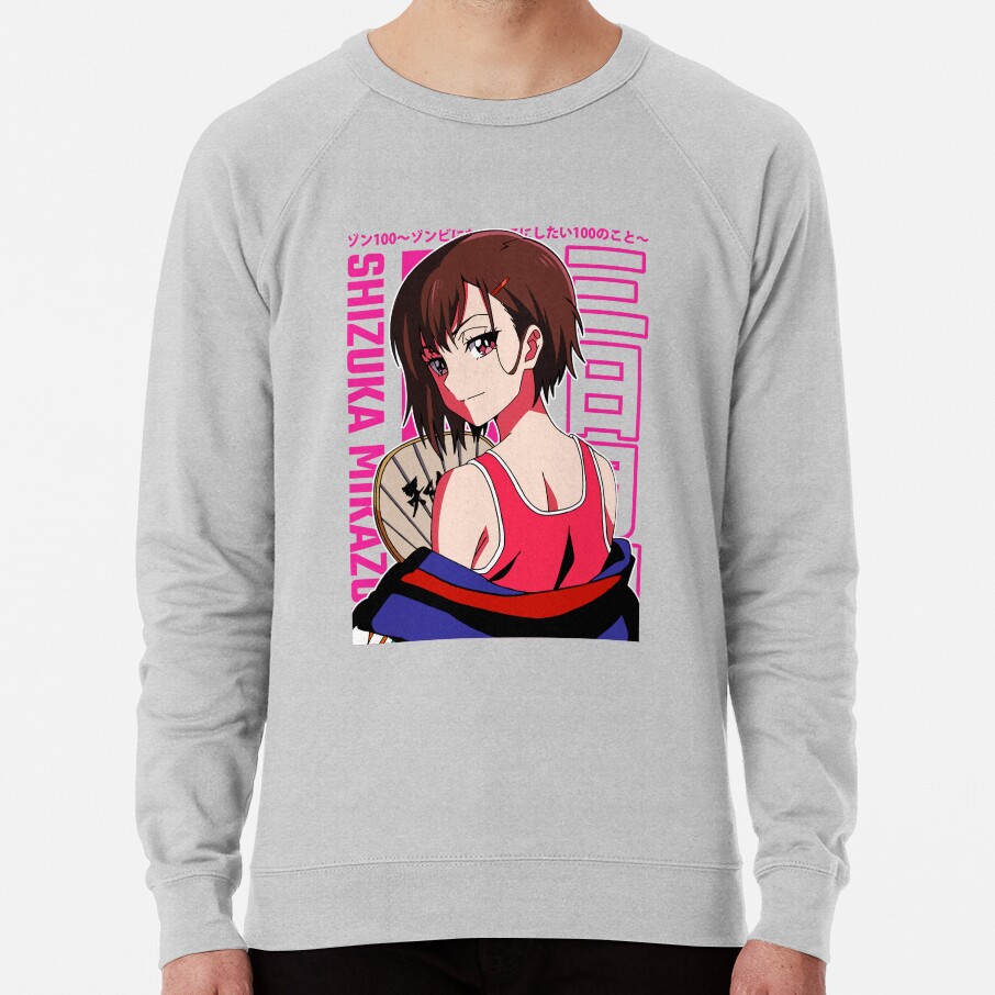 Zom 100 Shizuka Mikazuki Smug Sweatshirt - Image 2