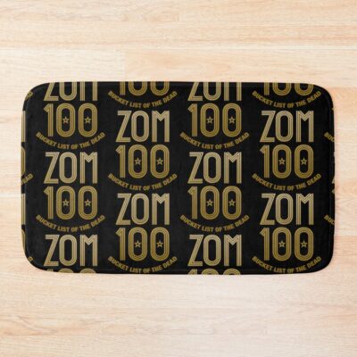 Zom 100 Bucket List Of The Dead Logo Bath Mat