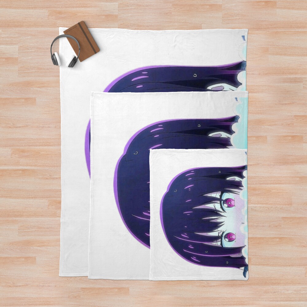 Zom 100 Shizuka Embarrassed Throw Blanket - Image 3
