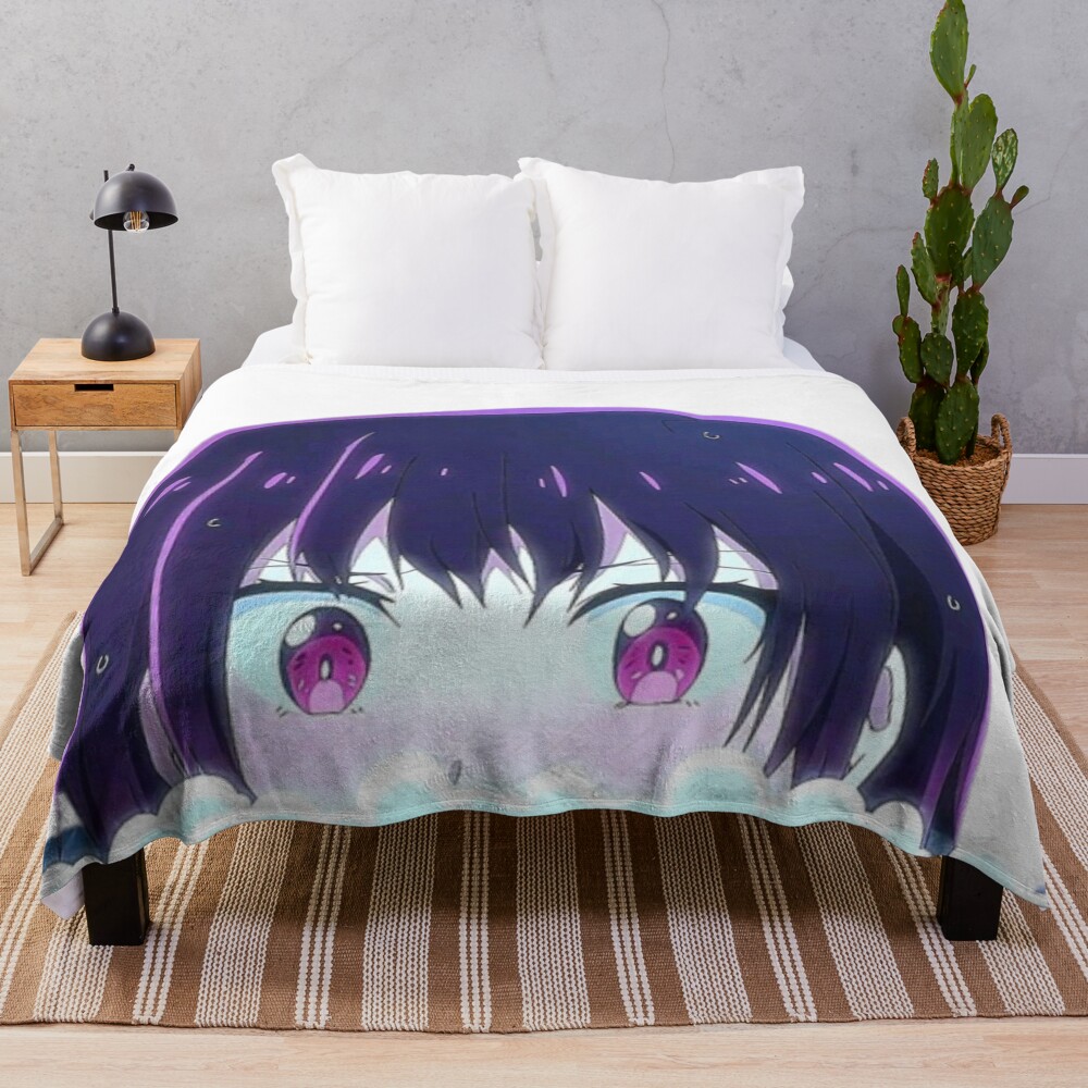 Zom 100 Shizuka Embarrassed Throw Blanket