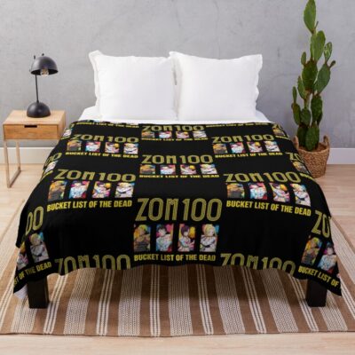Zom 100 Retro Throw Blanket