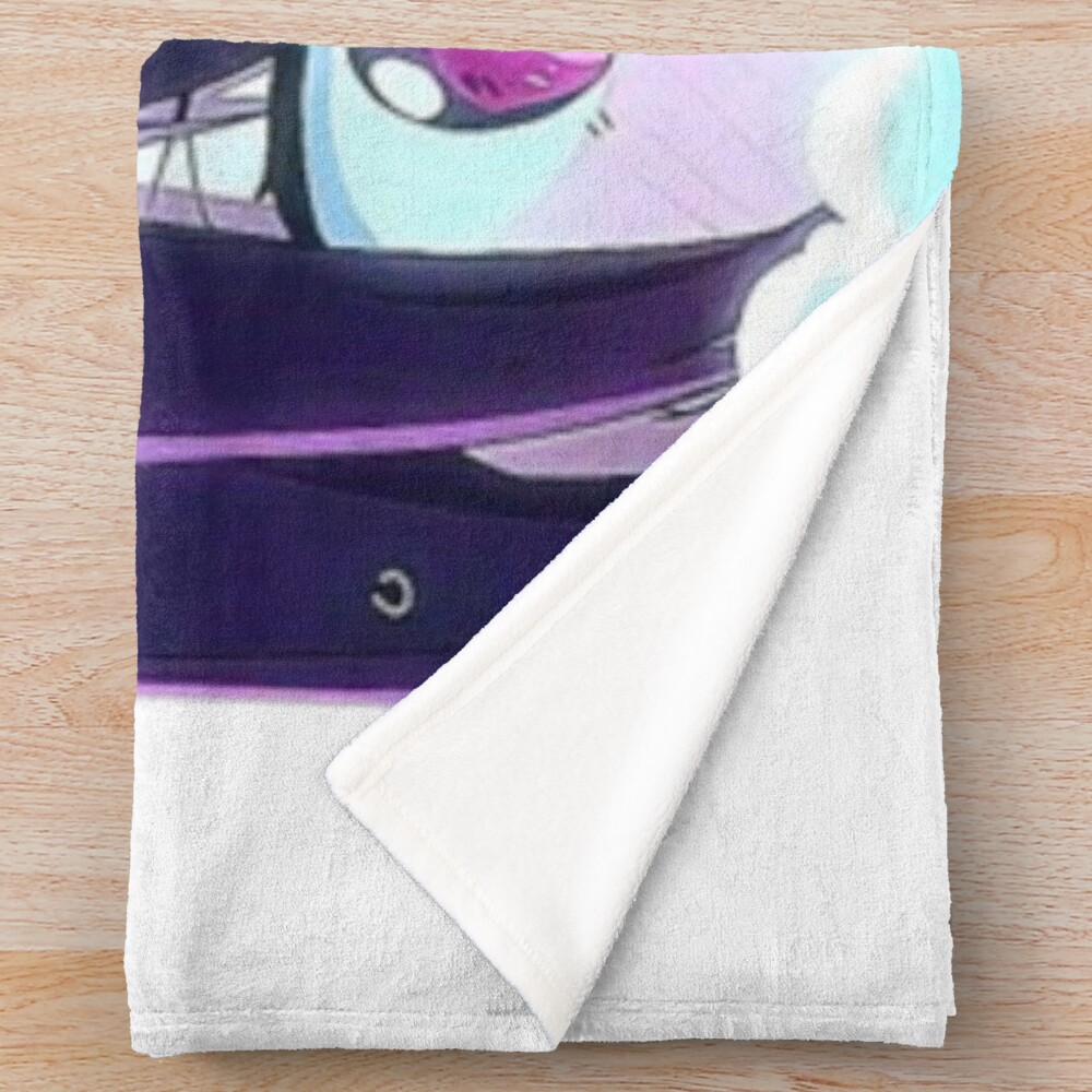 Zom 100 Shizuka Embarrassed Throw Blanket - Image 2