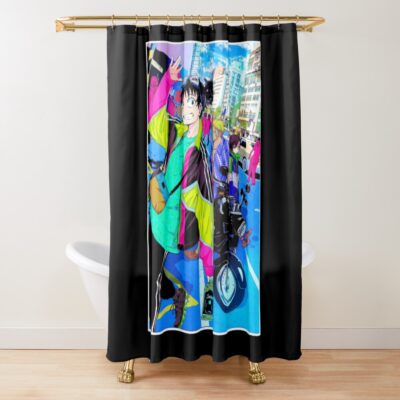 Zom 100 Bucket List Of The Dead Zom 100 Characters Shower Curtain