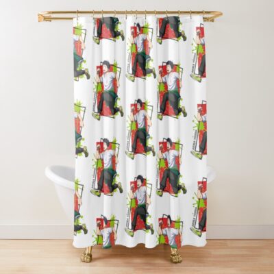 Zom 100 Run Funny Shower Curtain