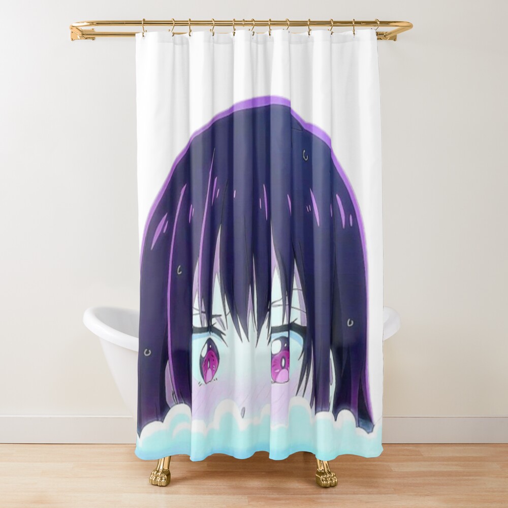 Zom 100 Shizuka Embarrassed Shower Curtain