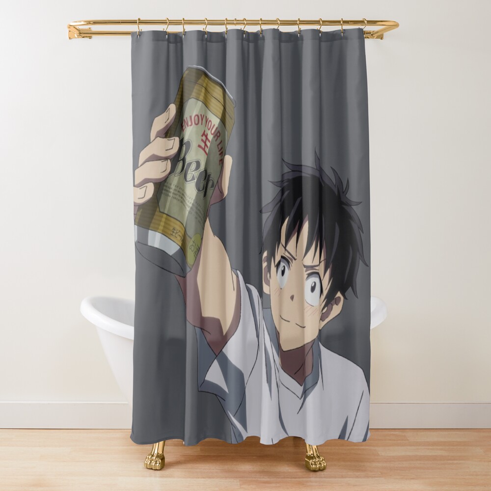 Anime Zom 100 Akira Tendo Shower Curtain