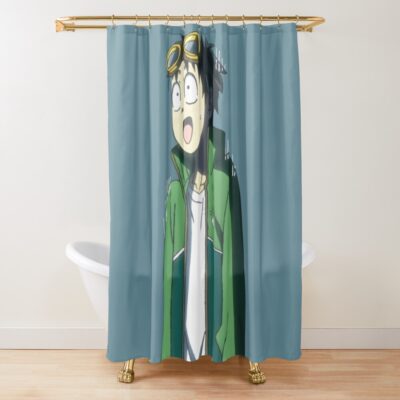 Anime Zom 100 Akira Choked Shower Curtain