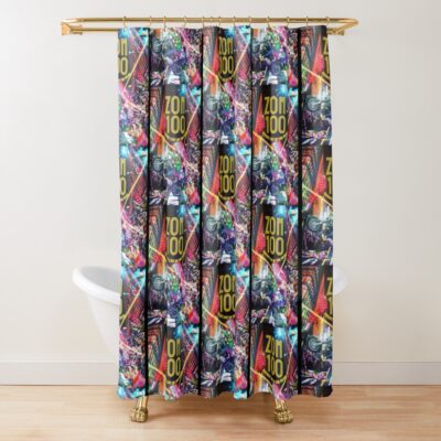 Zom 100 The Ultimate Bucket List For The Dead Shower Curtain