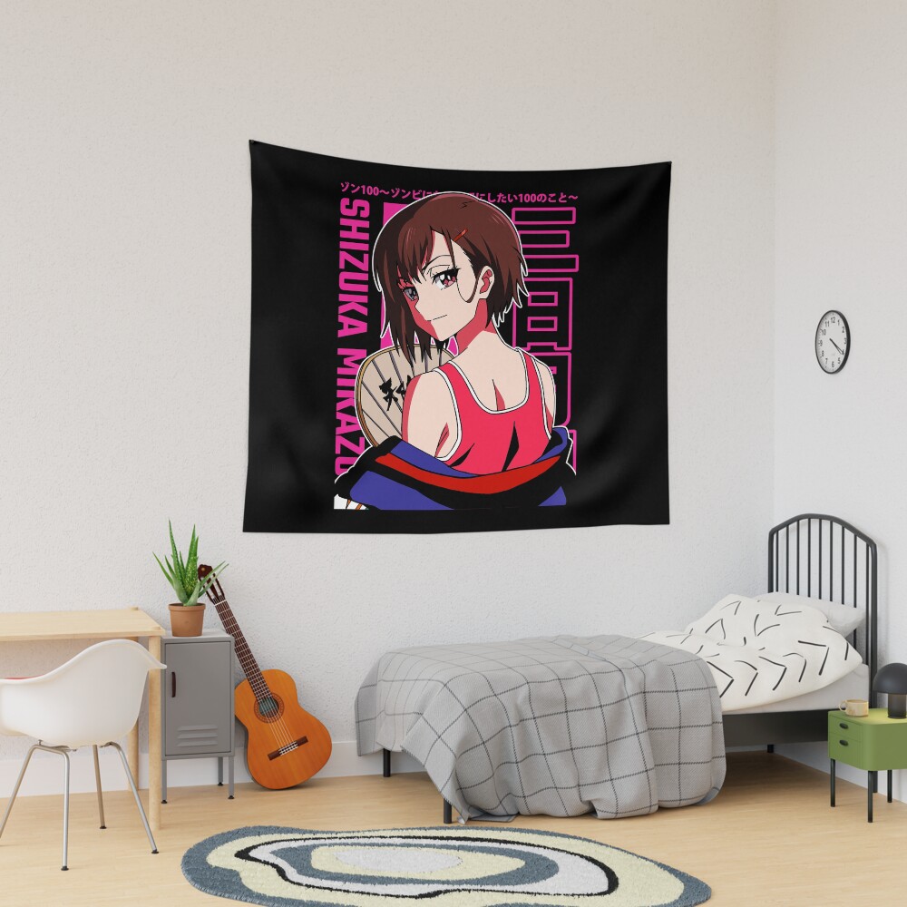 Zom 100 Shizuka Mikazuki Smug Tapestry