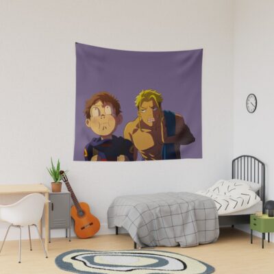 Anime Zom 100 Akira And Kencho Tapestry