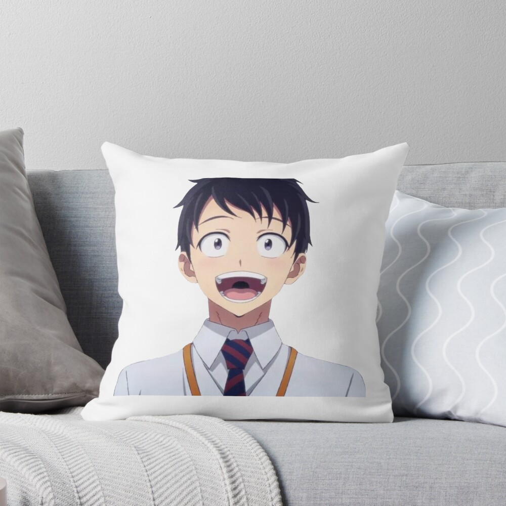 Zom 100 Akira Tendo Wow Throw Pillow
