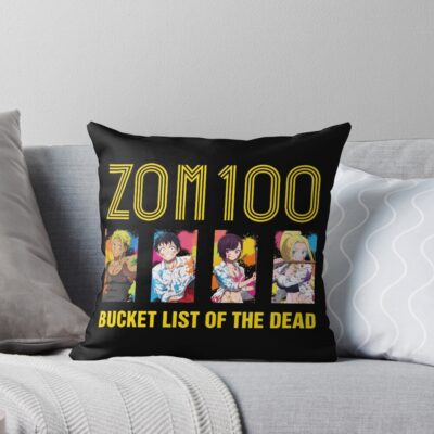 Zom 100 Retro Throw Pillow