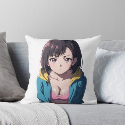 Zom 100 Shizuka Mikazuki Throw Pillow