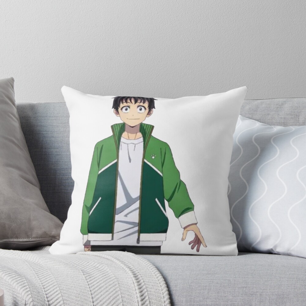 Zom 100 Tendo Akira Throw Pillow