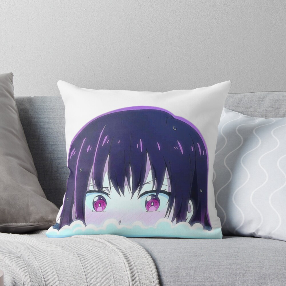 Zom 100 Shizuka Embarrassed Throw Pillow