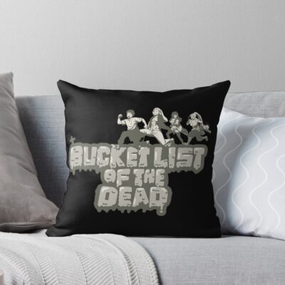 Zom 100 Team Funny Run Throw Pillow