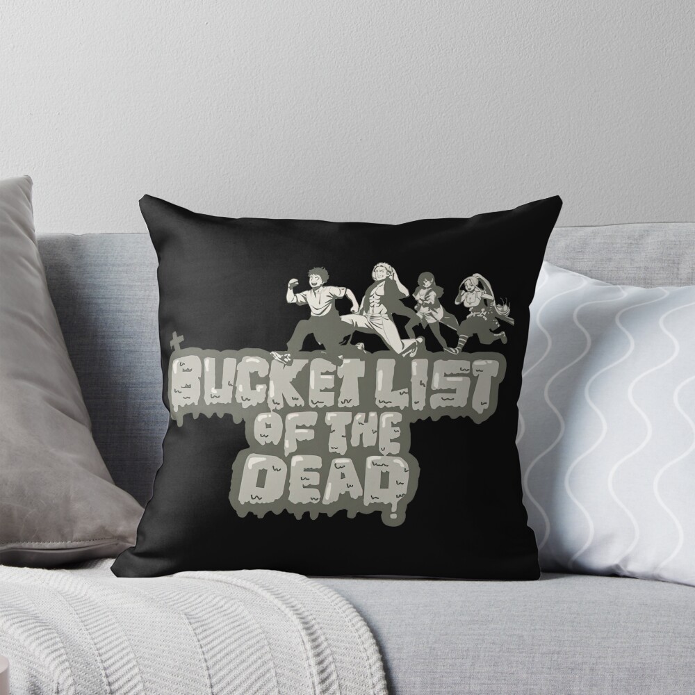 Zom 100 Team Funny Run Throw Pillow
